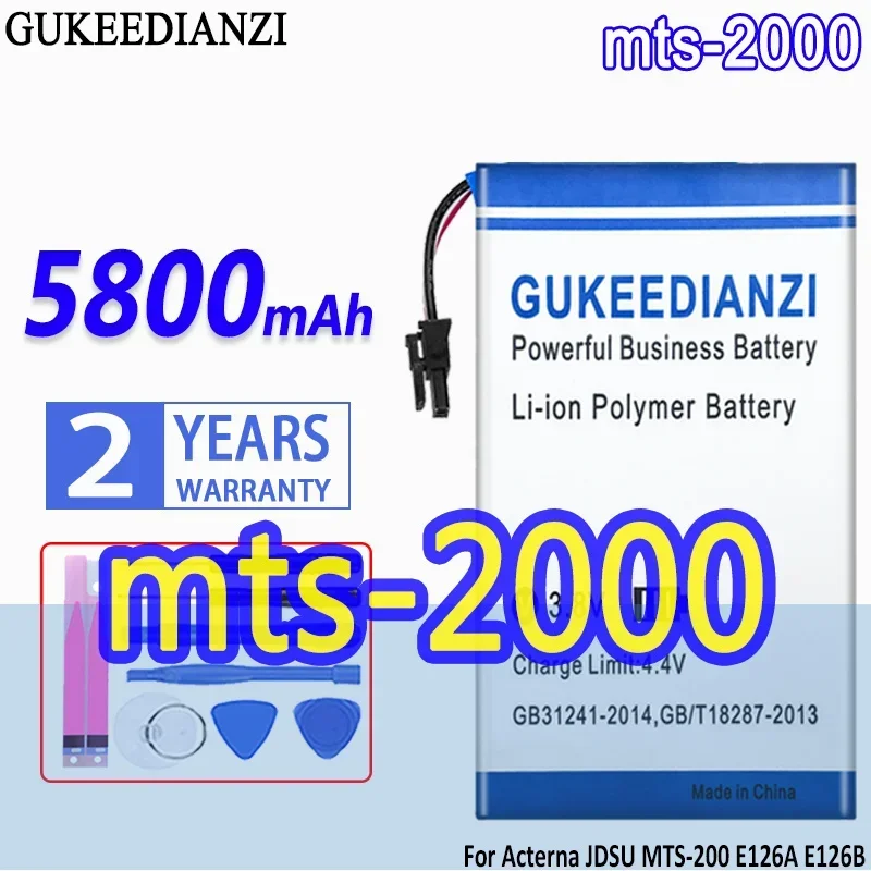 

High Capacity GUKEEDIANZI Battery mts2000 (636395) 5800mAh For Acterna JDSU MTS-2000 VIAVI Smart OTDR E126A E126B