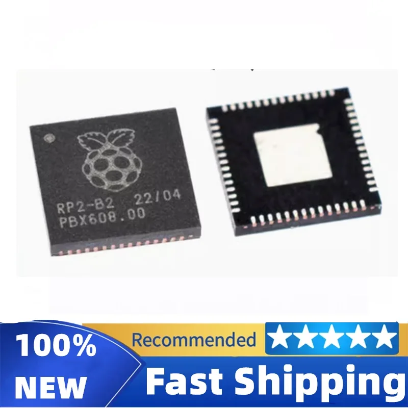 Paket RP2040 Cortex-M0 lengan QFN-56 133MHz RAM: 264KB MCU (MCU/MPU/SOC) chip IC