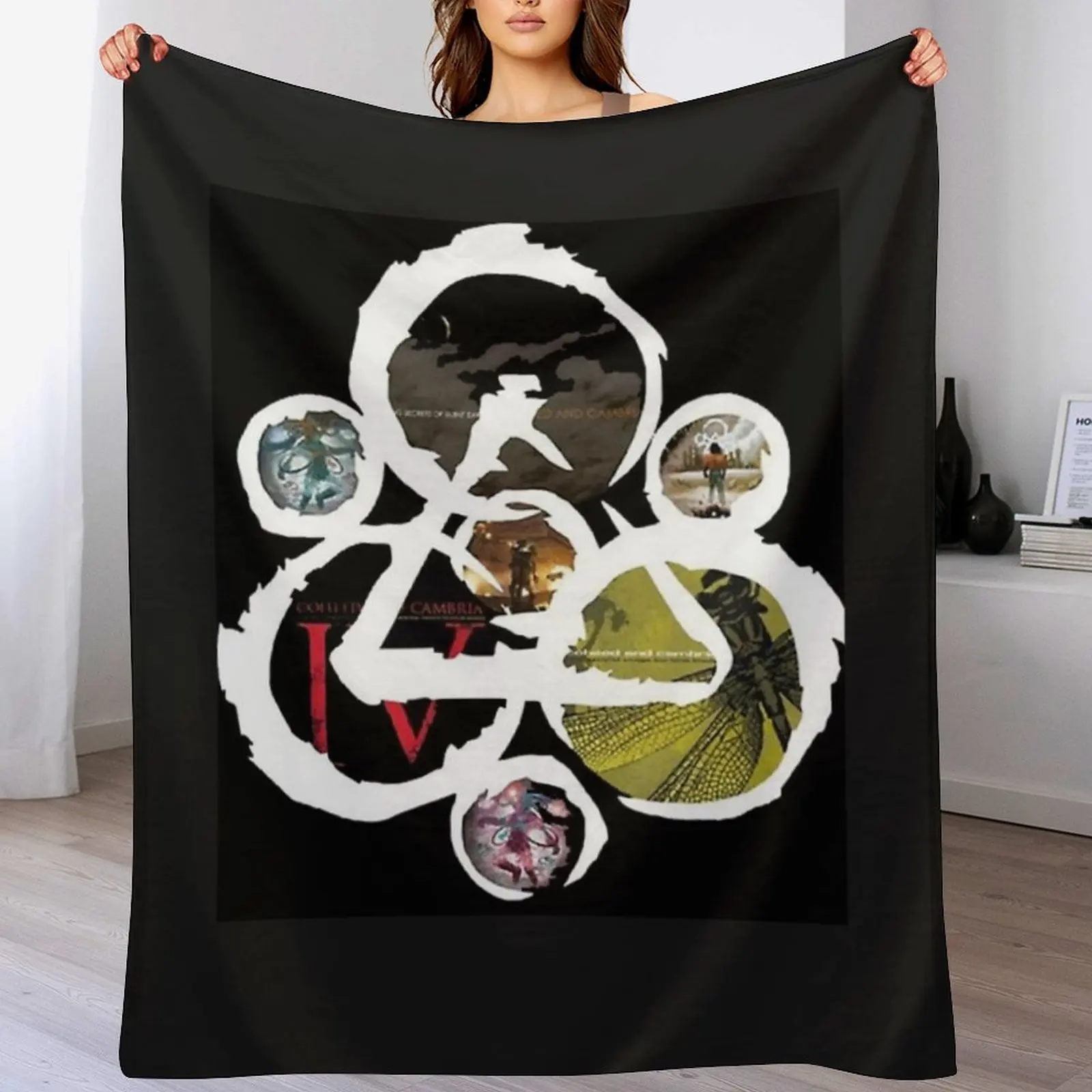 coheed and cambria best seller Throw Blanket cosplay anime Blankets For Bed Retros Blankets