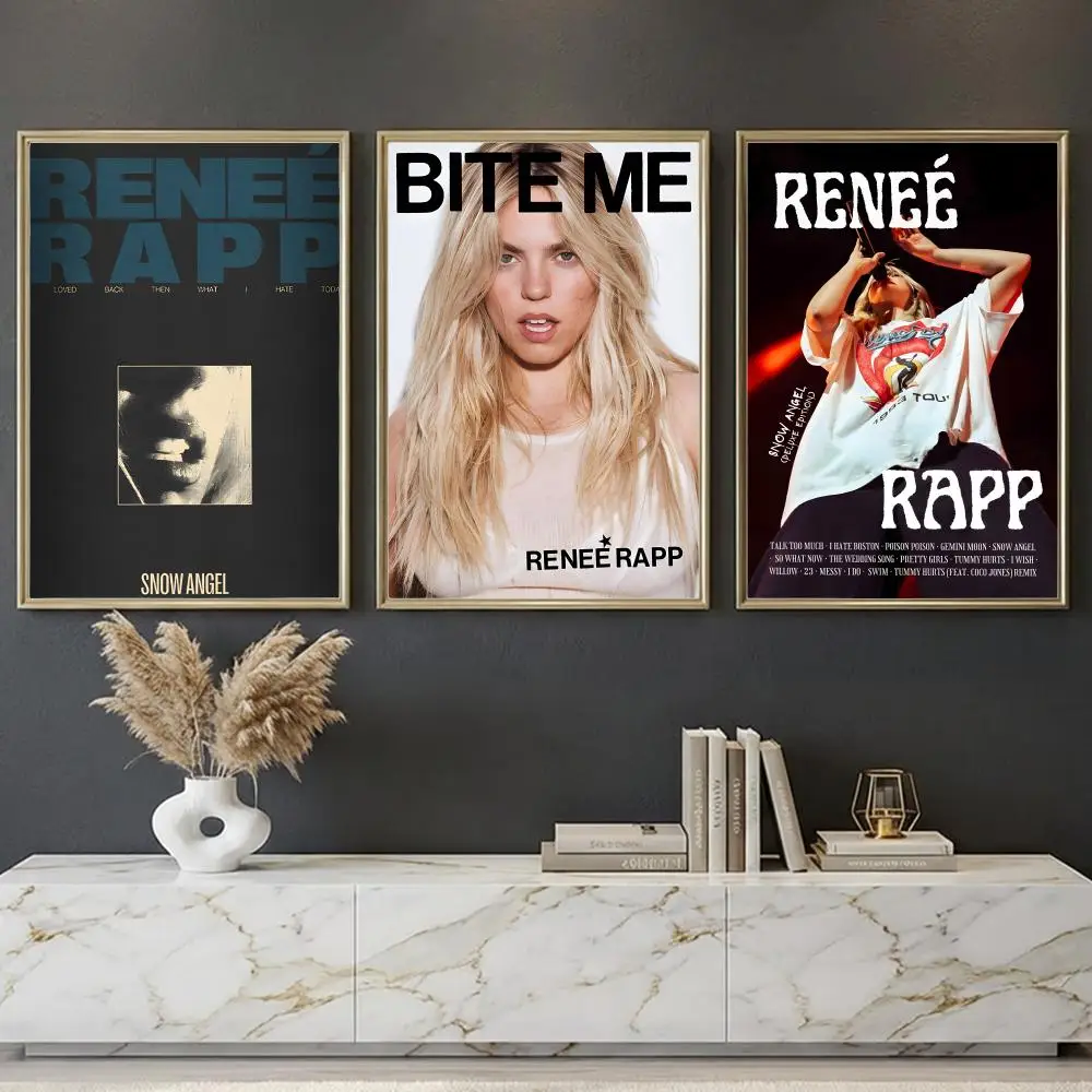 american singer r-renee rapp Poster --HD-- Self-Adhesive Waterproof High-Toughness Universal Wall Decor