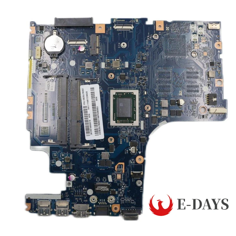 LA-C285P Main Board for Lenovo IdeaPad 500-15ACZ Laptop Motherboard with CPU  A10 -8700 UMA/DIS GPU V2G 100% Fully Tested