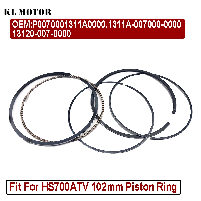 Hisun 700CC ATV UTV Quad Off Road 102mm Piston Ring P0070001311A0000