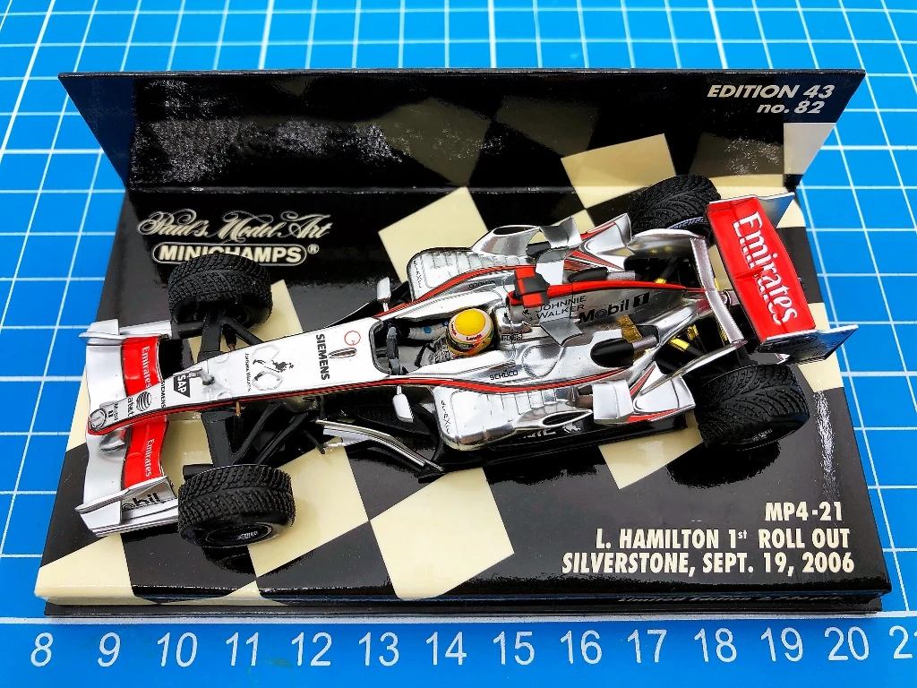 Minichamps 1:43 F1 2006 MP4-21 Hamilton Britain Maiden Voyage Simulation Limited Edition Resin Metal Static Car Model Toy Gift