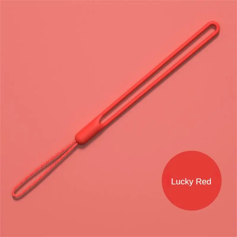 1pcs Wrist Strap Hand Lanyard Silicone Pendant For Cell Phone Camera Key Rope Chain Cute Lanyard Keychain Keychain Lanyard
