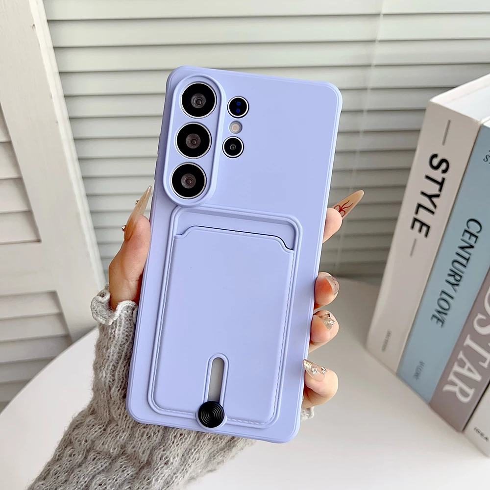 Kartenhalter Brieftasche Handyhülle für Xiaomi Mi 10T 11 11i Redmi Note 9 9T 10 10s 11 POCO F3 M3 X3 K40 Pro 4G Weiche TPU Hülle – Detail 2