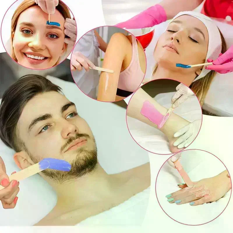 Foldable Wax Heater Hair Removal Wax Machine Portable Silicone Wax Warmer 400ML SPA Body Epilator Paraffin Wax Pot For Travel