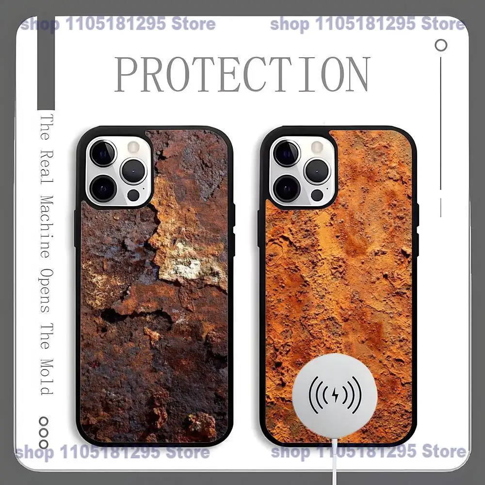 

Retro Industrial Style Rusty Phone Case For iPhone 17,16,15,14,13,12,11,Pro,Max,Plus,Mini,SE4,E Magsafe Wireless Charging