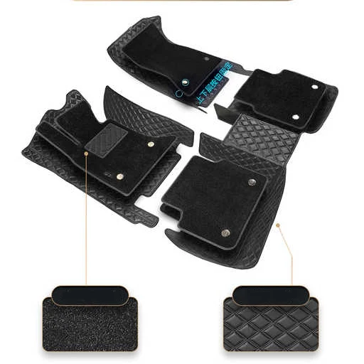 For Changan CS35 CS35 Plus Auto Carpets Double Layer Custom Car Floor Mats Coche Accessorie voiture