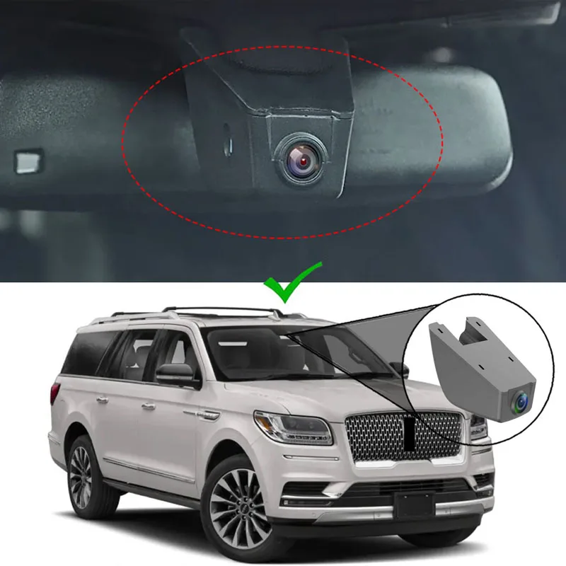 

Dash Cam Camera Front Rear Dashcam 4K Wifi DVR Dual Dash Car Camera For Lincoln Aviator Corsair Continental Navigator Nautilus