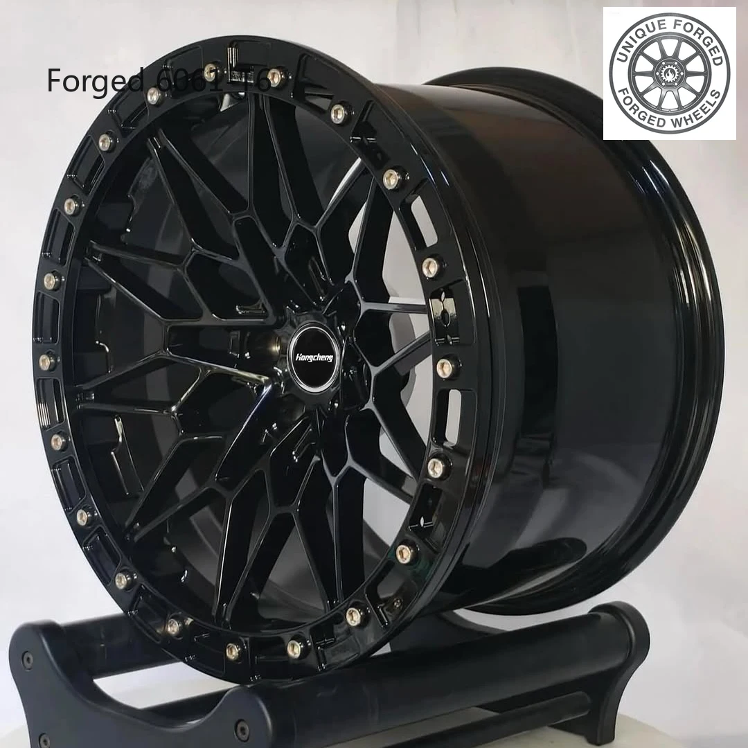 2026 New Full Polished Custom Beadlocks 5x114.3 5X120 18x10.5 Matte Black Concave Performance Wheels