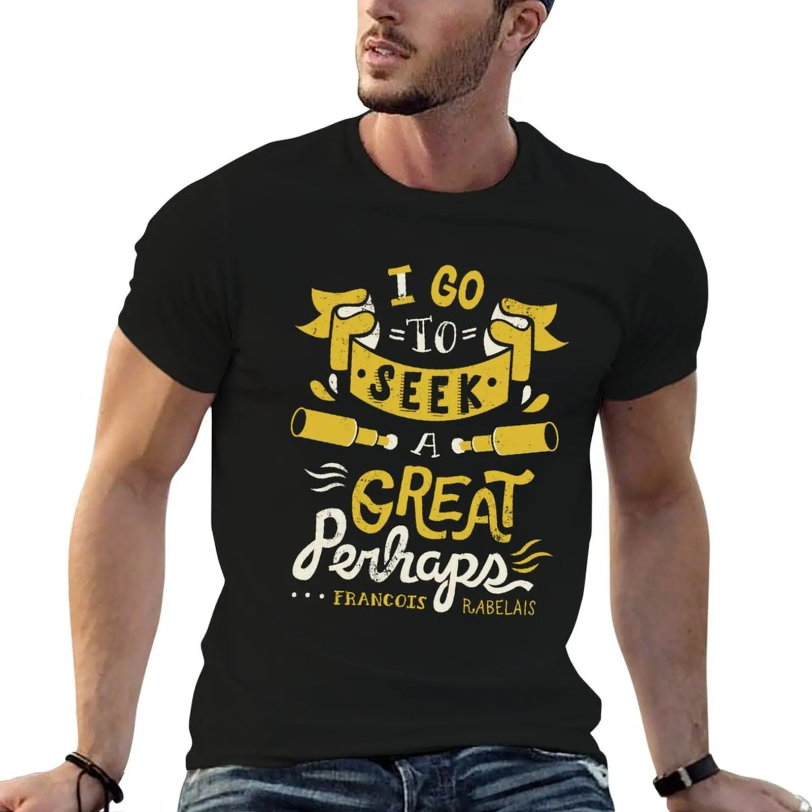 I go to seek a great perhaps T-Shirt Festival Casual Short Sleeve