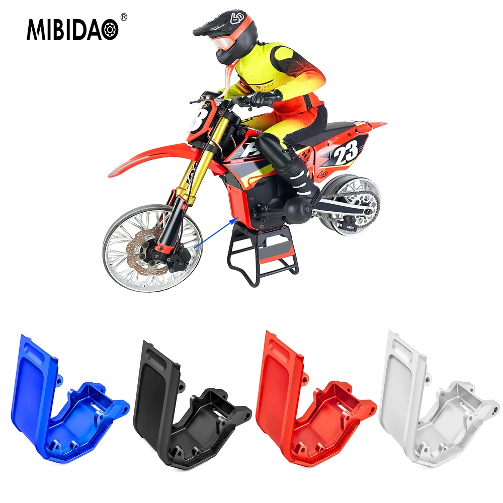 MIBIDAO Aluminum Alloy Skid Plate for 1/4 RC Simulated Motorcycle PROMOTO-MX Accessories