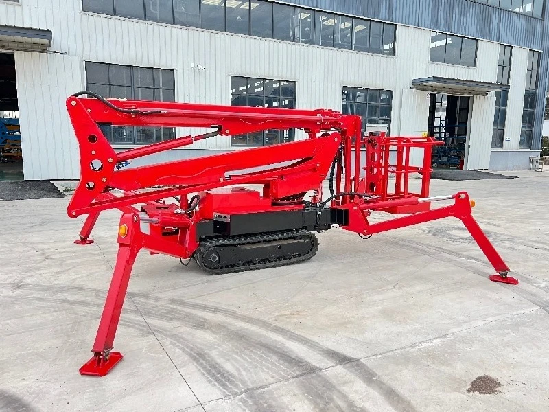 Customized Hydraulic Electric 200kg Load Capacity For Boom Lift Small Articulated Boom Lifts For Construction Industries