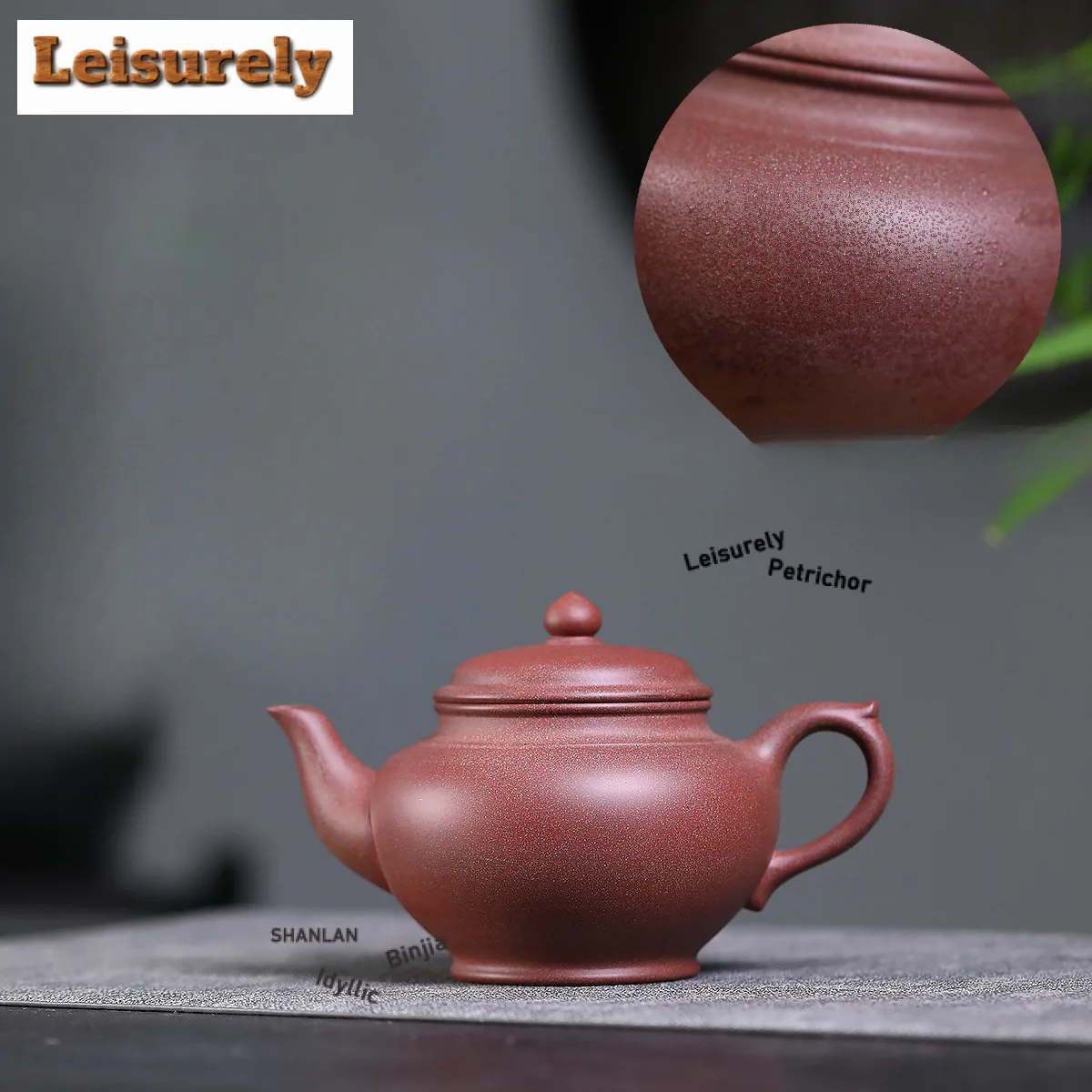 400ml Antique Yixing Purple Clay Teapots Handmade Laughing Sakura Pot Raw Ore Peach Blossom Mud Tea Soaking Kettle Zisha Tea Set