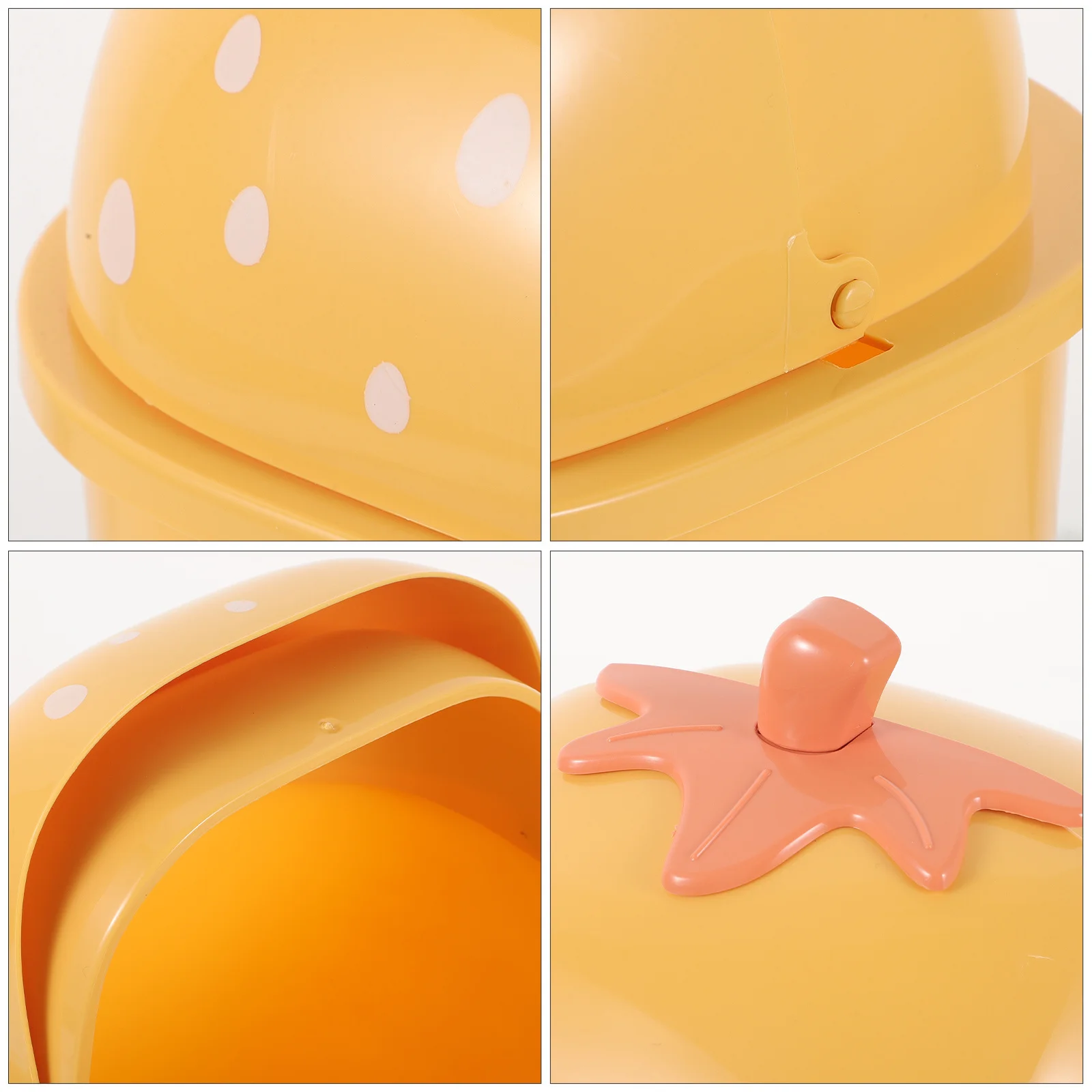 

Mini Desktop Trash Can Plastic Wastebasket with Lid Small Office Trash Bin Tabletop Garbage Can Decorative Convenient