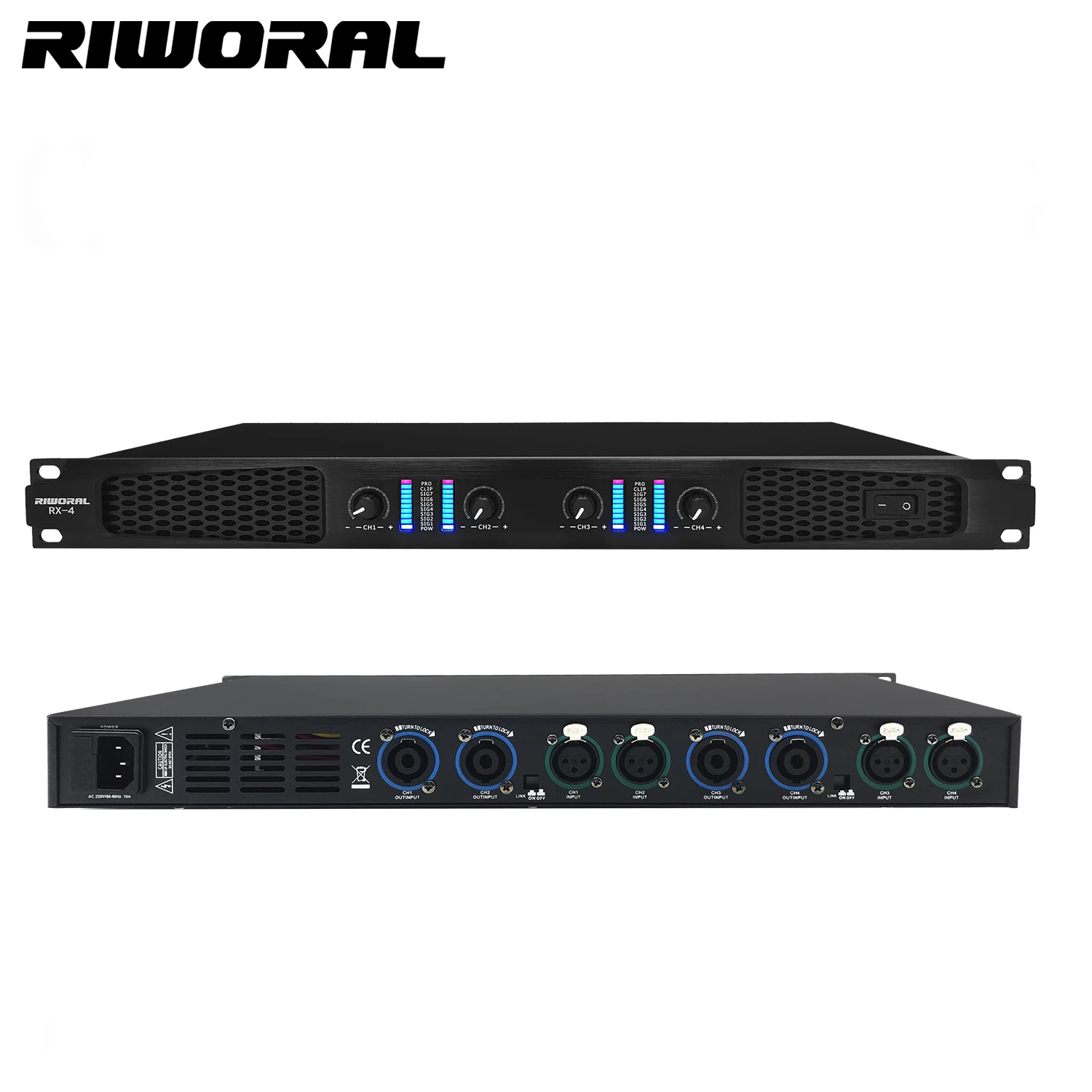 RA4 Factory hot selling  amplifier 1000 watts professional power for stage bar party