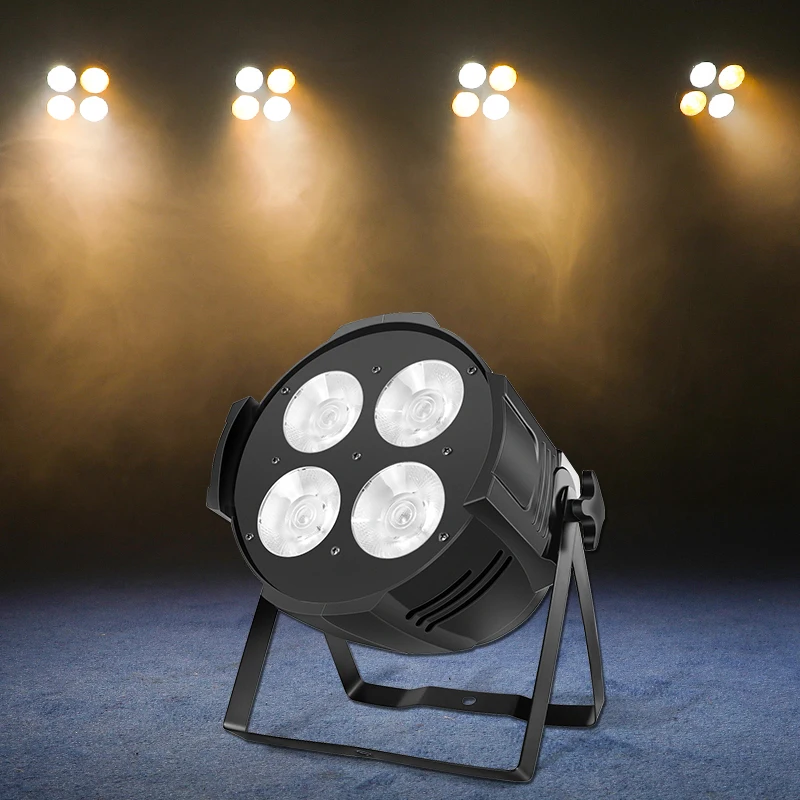 

4-Eye COB Par Light 200W Warm White With DMX512 Performance Stage lights For DJ Disco Home Party Wedding