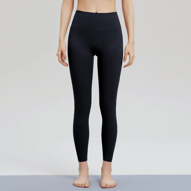 

Yoga pants high waist, hip lift, tight abdomen, velvet, warm sports peach buttocks, nude fitness pants, quick-drying, breathable