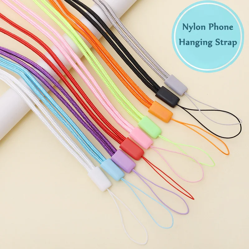 Multi-purpose Hanging Neck Cell Phone Straps Employee's Card Transportation Card Lossproof Portable Nylon Lanyard Hanging Strap