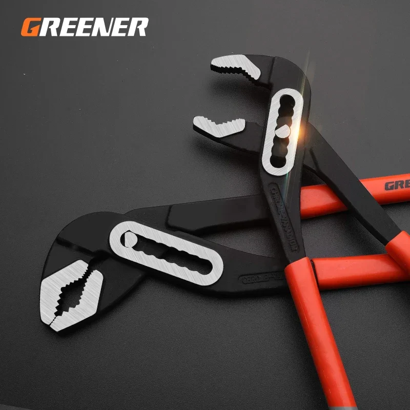 Water pump pliers multi-functional pipe wrench pliers 10 inch 12 inch water pipe wrench pipe rebar wrench