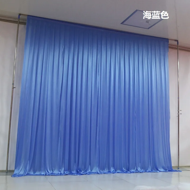 

Wedding Backdrop Baby Shower Event Background Home Party Curtains Transparent Silk Drape Photo Booth Stage Drapery Panel Decor