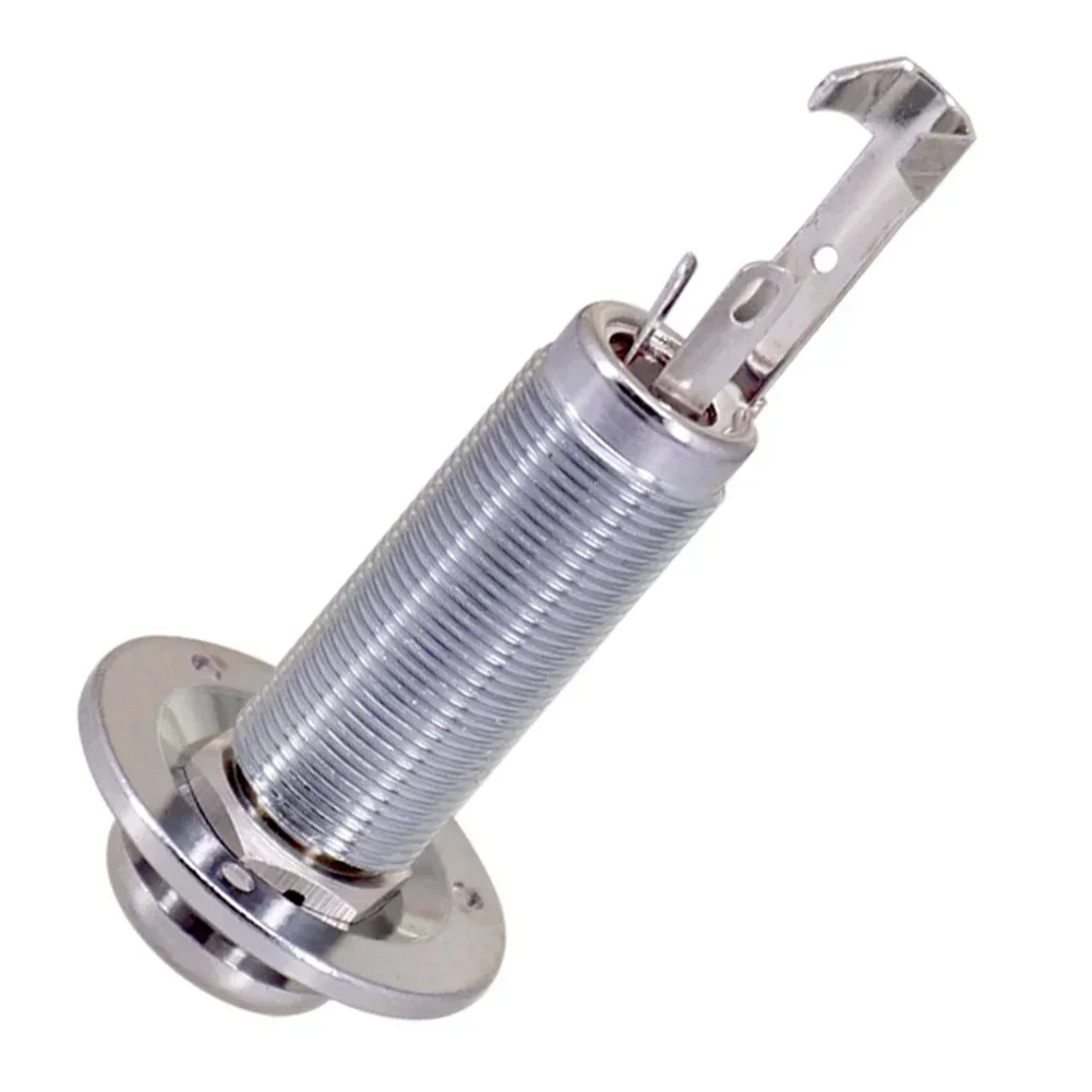Acoustic Electric Guitar Stereo End Pin Jacks Socket Plug 6.35mm 1/4 Inch Pickup Output Jack Plug Socket Guitar Parts