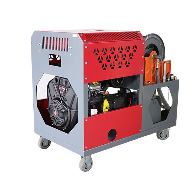 High-Pressure 2900PSI 37HP  Water Jet Washer 85LPM Pump for Sewer Drain Pipe Cleaning New Condition
