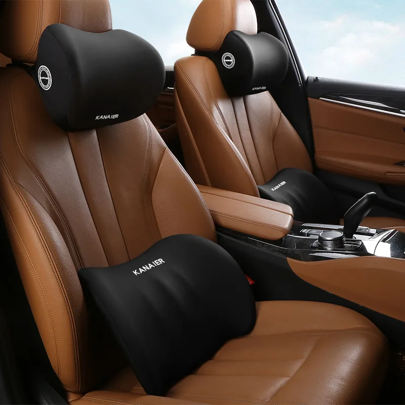 Memory Foam Lumbar Support Pillow, All-season Versatile Backrest, Car Support Driving Cushion
