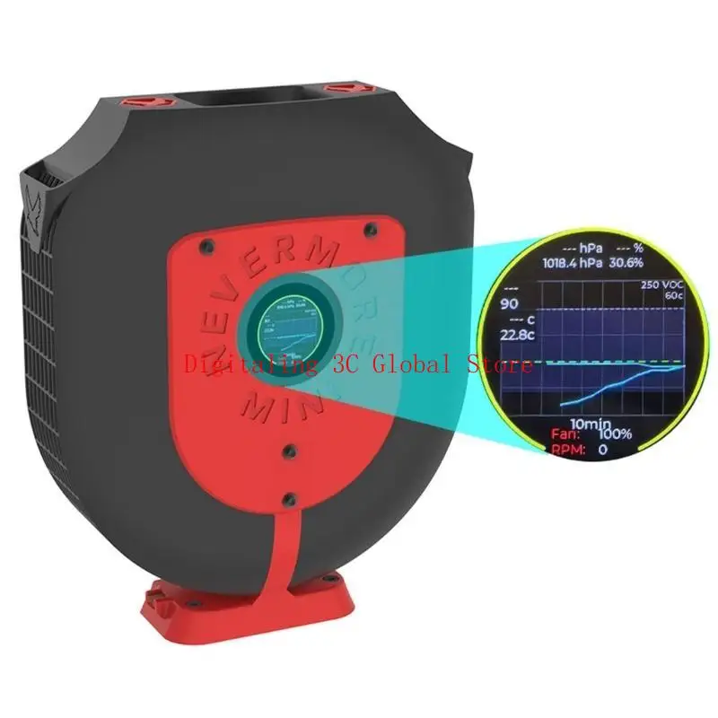 ترشيح تنظيف الهواء الفعال مع شاشة LCD لطابعة Nevermore Mini #3