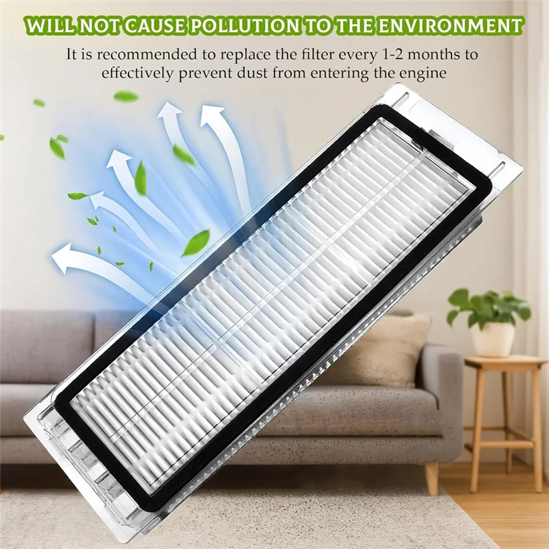 Untuk Dreame L10s Ultra, L10s Pro, L10 Ultra, Z10 Pro, S10, S10 Pro, S10 Plus Kompatibel dengan Filter HEPA Pengganti untuk Vacuum Cleaner