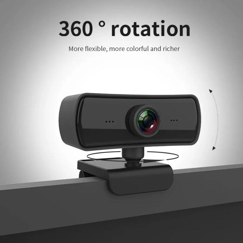 كاميرا ويب 2K Full HD 1080P كاميرا ويب ضبط تلقائي للصورة مع ميكروفون USB كاميرا ويب للكمبيوتر الشخصي ماك كمبيوتر محمول سطح المكتب كاميرا ويب يوتيوب