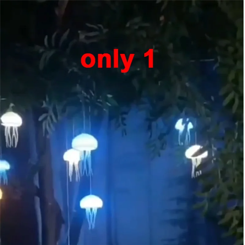 Lighting Decoration Floating Dynamic Jellyfish Night Light Romantic Atmosphere Light Cute LED Night Lamp-B91B