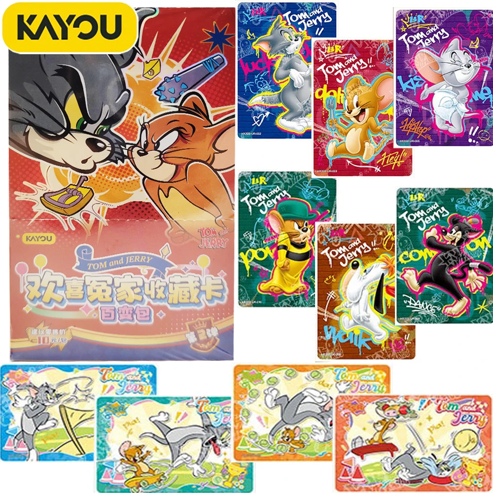 

Kayou Original Tom and Jerry Collection Cards Quarrelsome Lovers Series American Animation Classic Character Portrait Cards Gift