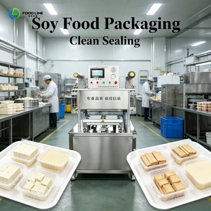FL Automatic Modified Atmosphere Food Sealing Unit, Vacuum Packer for Butcher Meat, Commercial Grade Machine with Film Roll