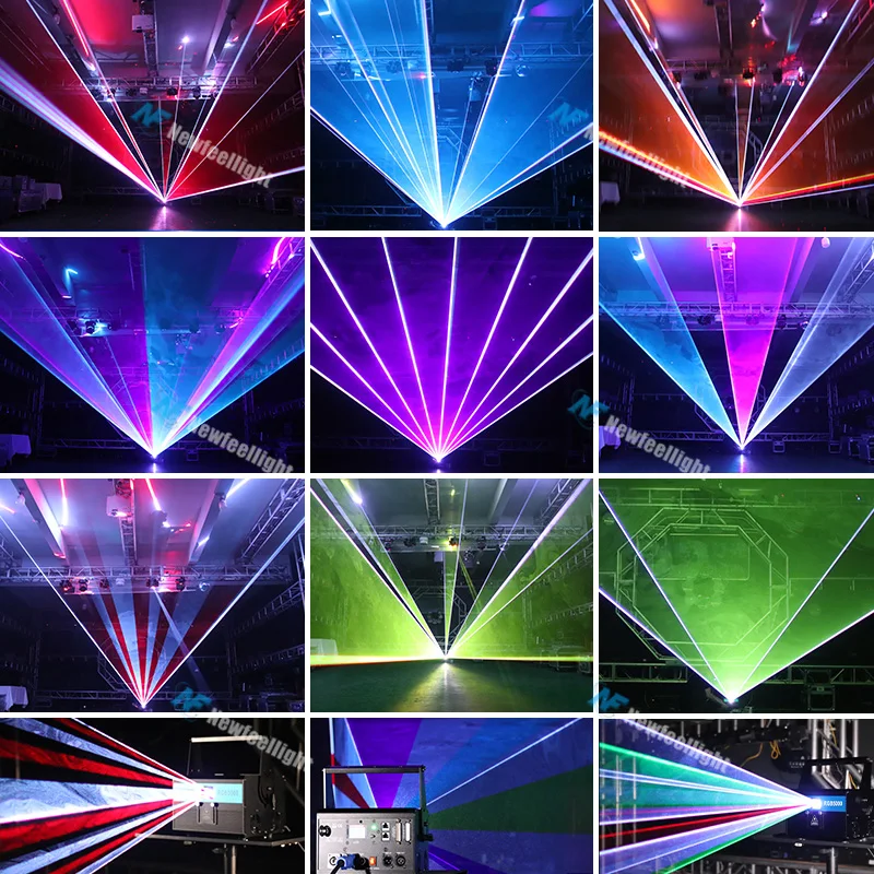 Professional Custom 3W Ilda DMX Laser Light Projector RGB
