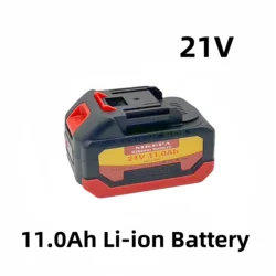 100% brand new 21V lithium-ion 11000mAh rechargeable battery, can be used to replace power tool batteries