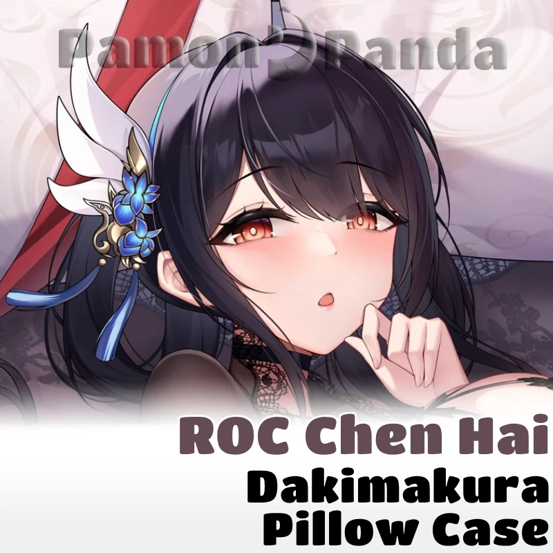 

ROC Chen Hai Dakimakura Azur Lane Sexy Pillow Case Hugging Full Body Cushion Cover Otaku Pillowcase Bedding Decor Home Gift