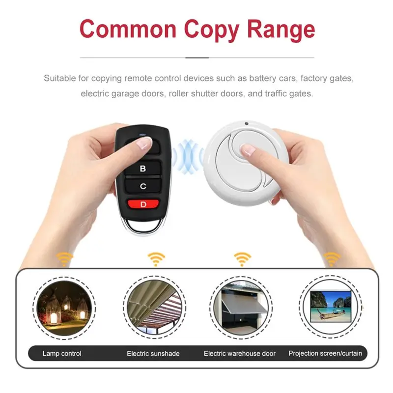 A92Z 315Mhz Remote Control Duplicator 2-Button Copy Wireless Remote Control For Electric Gate Garage Door