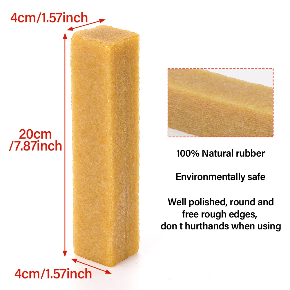 Natural Rubber Sandpaper Cleaning Eraser Cleaner Glue Stick DIY Handmade Grinding Block Glue Removal Abrasive Sanding Tool