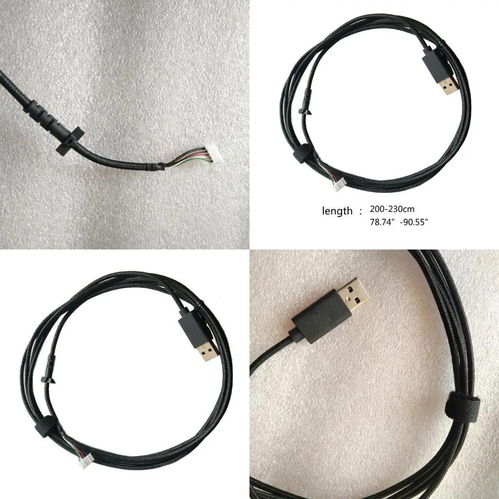 

R53C Umbrella Rope Mouse Cables Accessories Cord Soft Light Handmade