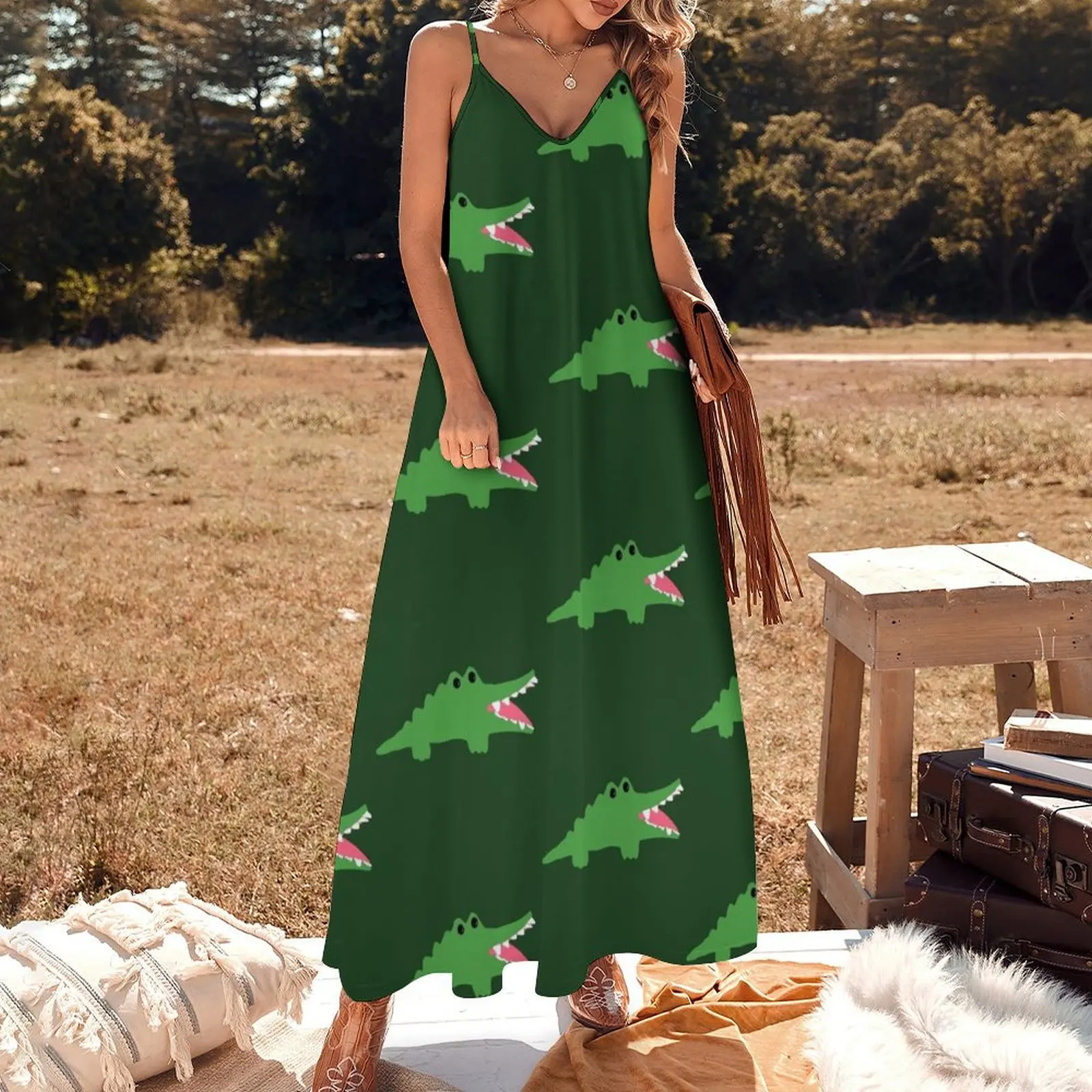 Big Challenges Alligator plush toy Sleeveless Dress summer dress womens 2025 summer dress women 2025