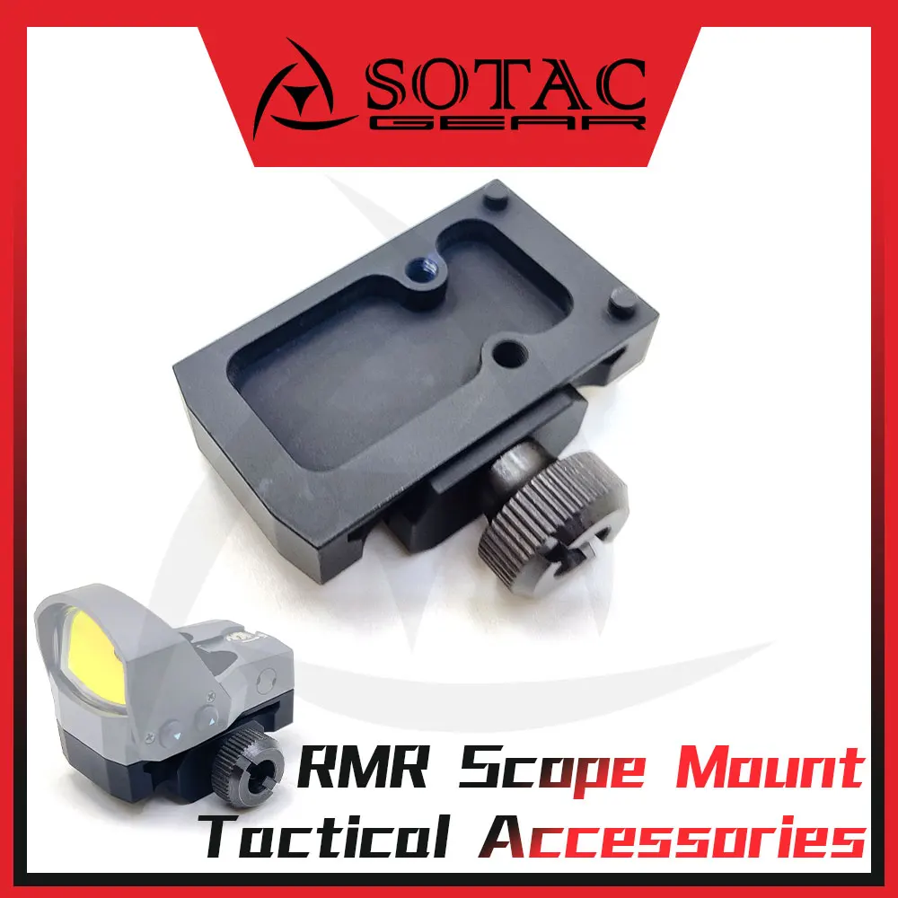 SOTAC GEAR Tactical ROMEO1 Optics Mini Red Dot Sight Mounting Plate Base Hunting Outdoor Scope Mount