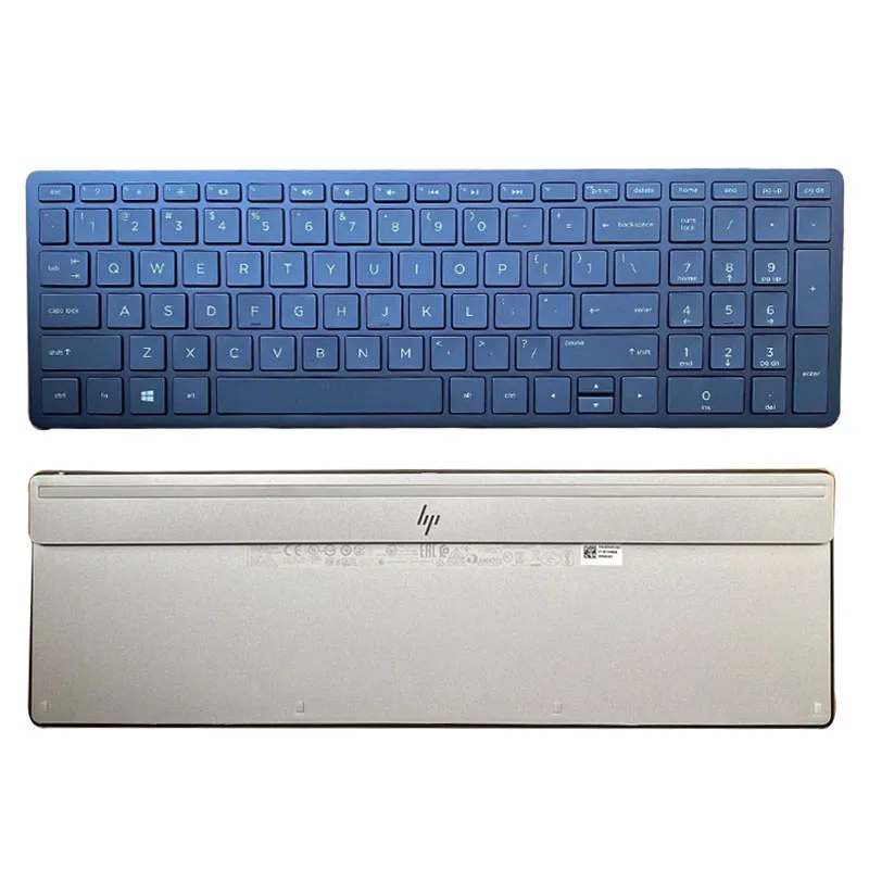 Ultra-thin Silent Wireless Keyboard mouse set for HP notebook desktop computer Type-c Rechargeable Laptop Keyboard