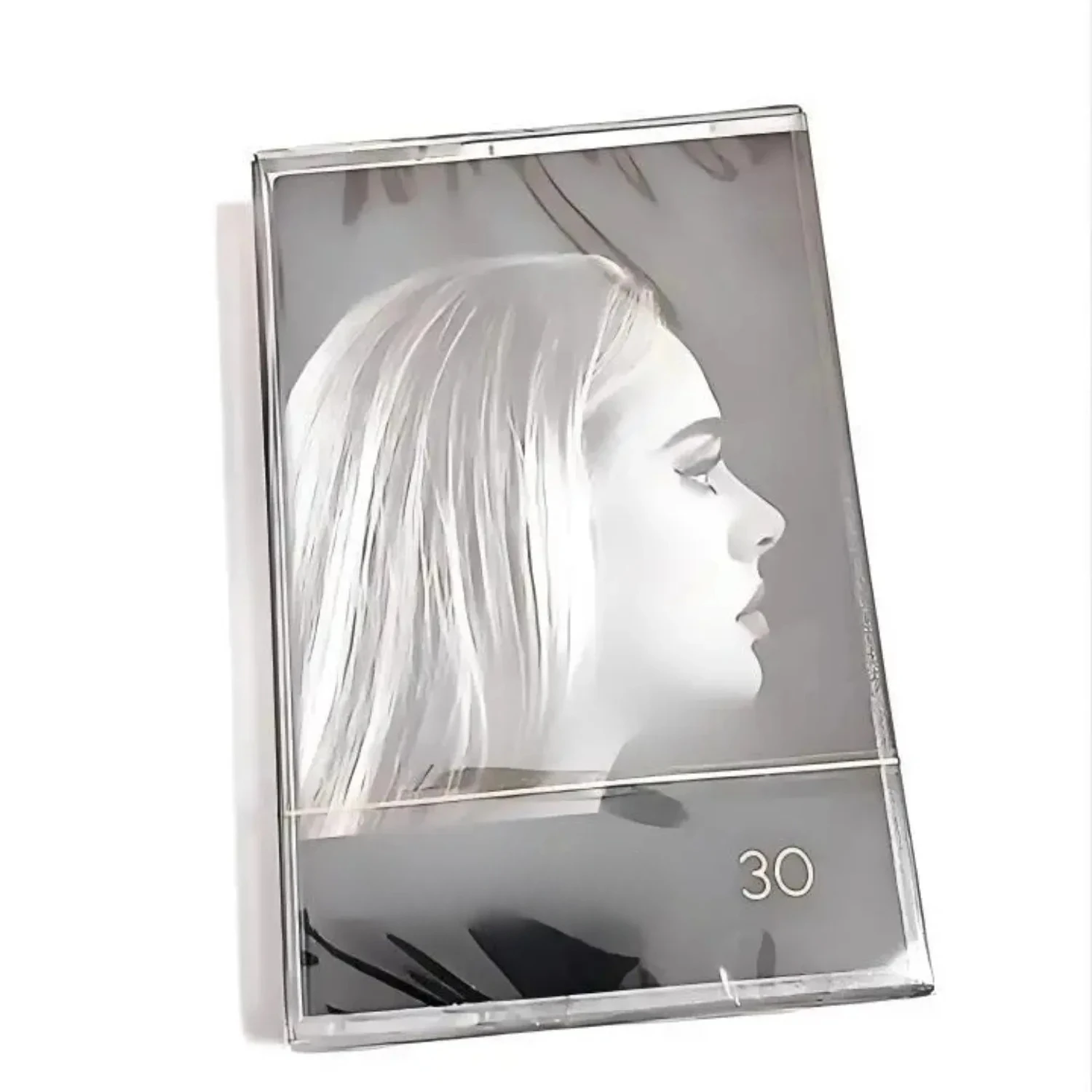 Emotional Soul Pop Vocal Audio Cassette Tape Grayscale Side Portrait Minimal Art Cover Retro Warm Tone Physical Music tape
