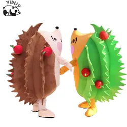 Hedgehog Cartoon Mascot Costume Animal Christmas Halloween Performance Hedgehog Adult Walking Doll Props Clothing