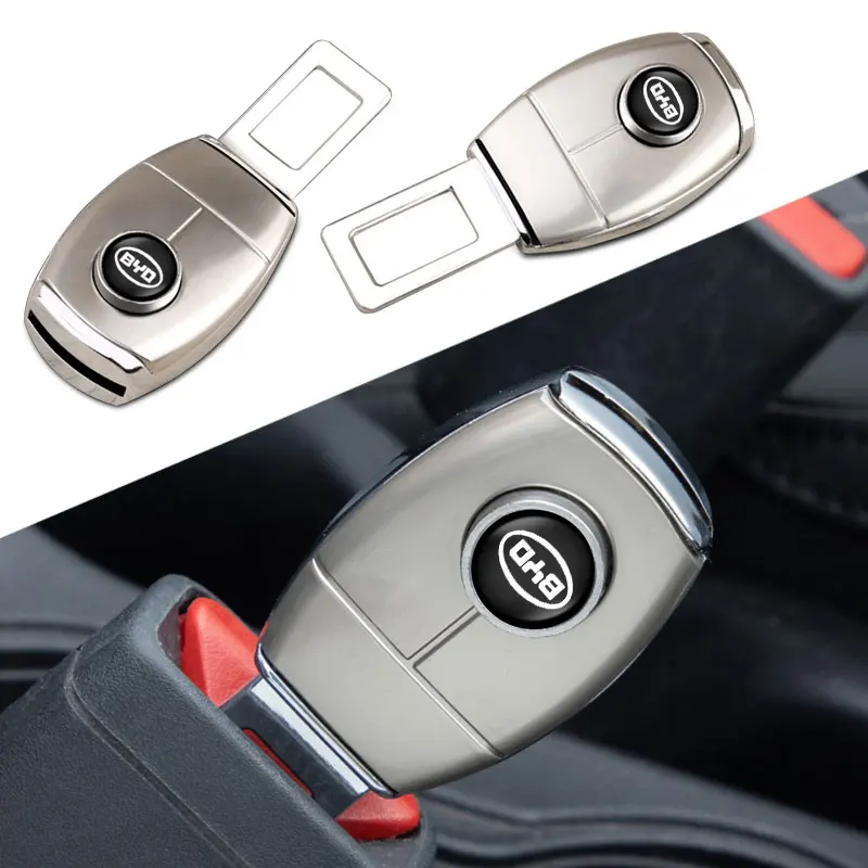 1/2Pcs Car Seat Belt Clip Extension Plug Buckle Car Accessories For BYD F3 I3 F0 F6 S6 S8 E5 E6 G3 G6 L3 S7 M6 Tang Song Qing