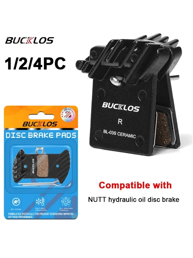 AliExpress BUCKLOS Ceramic Bike Brake Pads for NUTT MTB Hydraulic Disc Brake Pads Mountain Road Bike Disk Brake Pad Cycling Accessories