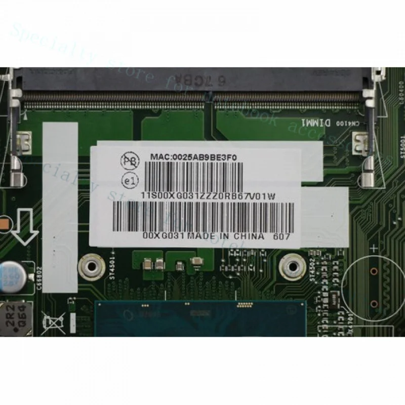 A++For Lenovo S500z All-in-One I5 CPU UMA Motherboard 01GJ072