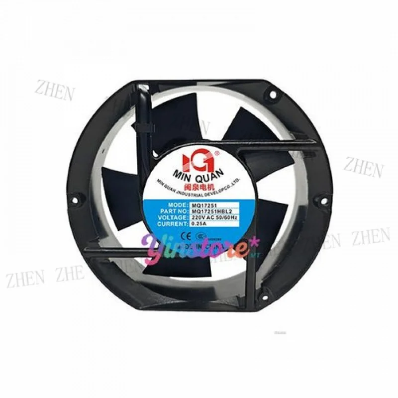 

Y 1 шт. Новый охлаждающий вентилятор для MIN QUAN MQ17250HBL2 17251 220 В переменного тока 0,25 А 17,2 см 2 контакта