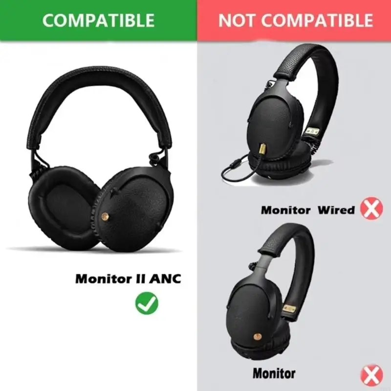 

M6CA Replacement Ear Cushion Pad Over Ear Headphone Cooling Gel Earpads for Dedicated Comfortable Wear